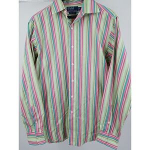 Polo Ralph Lauren‎ Men's M Medium Shirt Button Down Philip Sport Long Sleeve